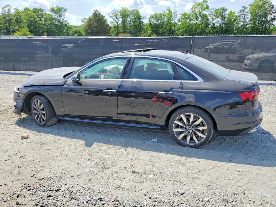 2022 Audi A4 მანქანა იყიდება აუქციონზე, vin: WAUBBAF41NA036457, აუქციონის ნომერი: 54239136