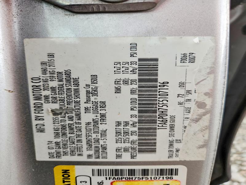 2015 Ford Fusion მანქანა იყიდება აუქციონზე, vin: 1FA6P0H75F5107196, აუქციონის ნომერი: 55149716