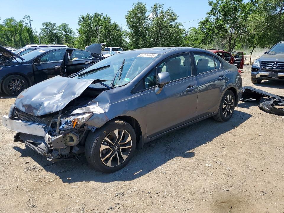 Auction sale of the 2013 Honda Civic, vin: 2HGFB2F87DH541319, lot number: 53137646