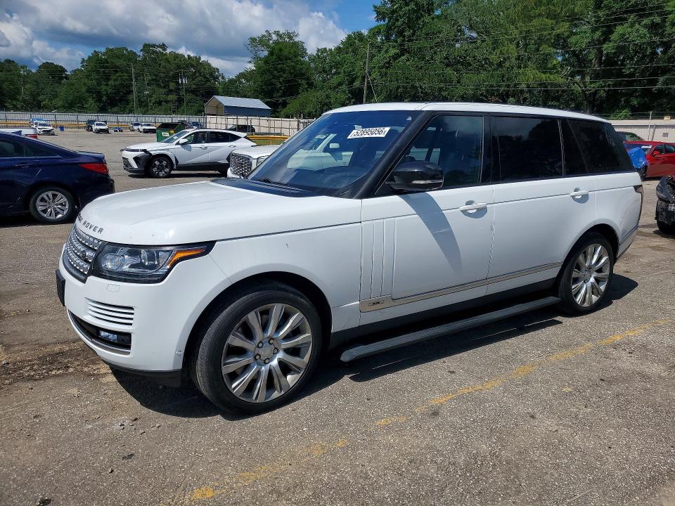 2016 Land Rover Range Rover მანქანა იყიდება აუქციონზე, vin: SALGS3EFXGA284161, აუქციონის ნომერი: 52895056