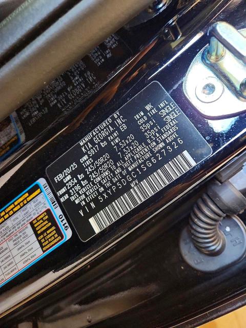 53632136 :رقم المزاد ، 5XYP5DGC1SG627326 vin ، 2025 Kia Telluride مزاد بيع