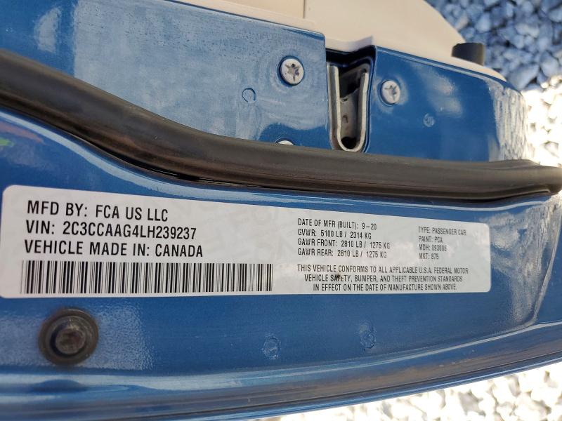 Aukcja sprzedaży 2020 Chrysler 300, vin: 2C3CCAAG4LH239237, numer aukcji: 53529046