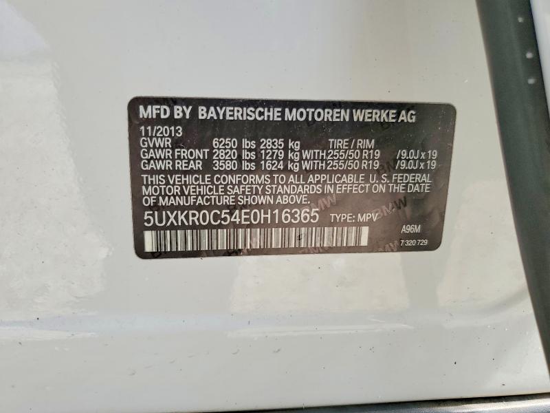 Aukcja sprzedaży 2014 Bmw X5, vin: 5UXKR0C54E0H16365, numer aukcji: 54428656