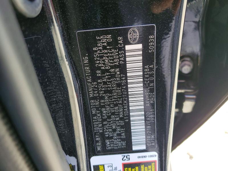 Продаж на аукціоні авто 2026 Toyota Camry, vin: 4T1DAACK2TU741647, номер лоту: 53050386