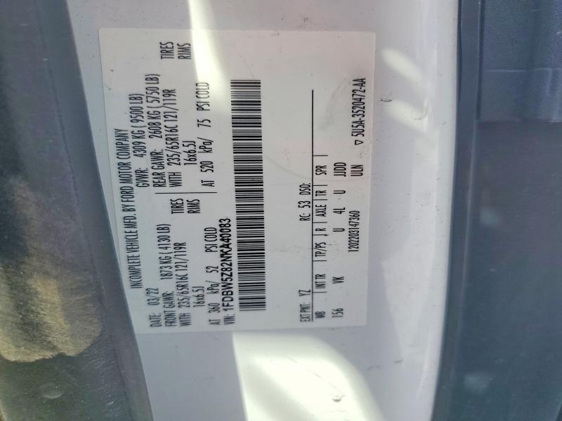 Продажа на аукционе авто 2022 Ford Transit, vin: 1FDBW5Z82NKA40083, номер лота: 52191246
