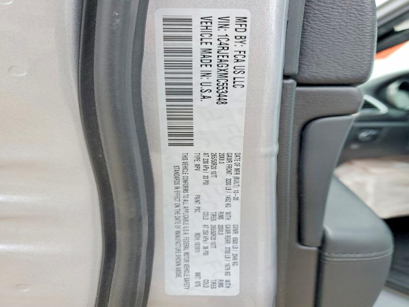 Продаж на аукціоні авто 2021 Jeep Grand Cherokee, vin: 1C4RJEAGXMC553448, номер лоту: 49332806