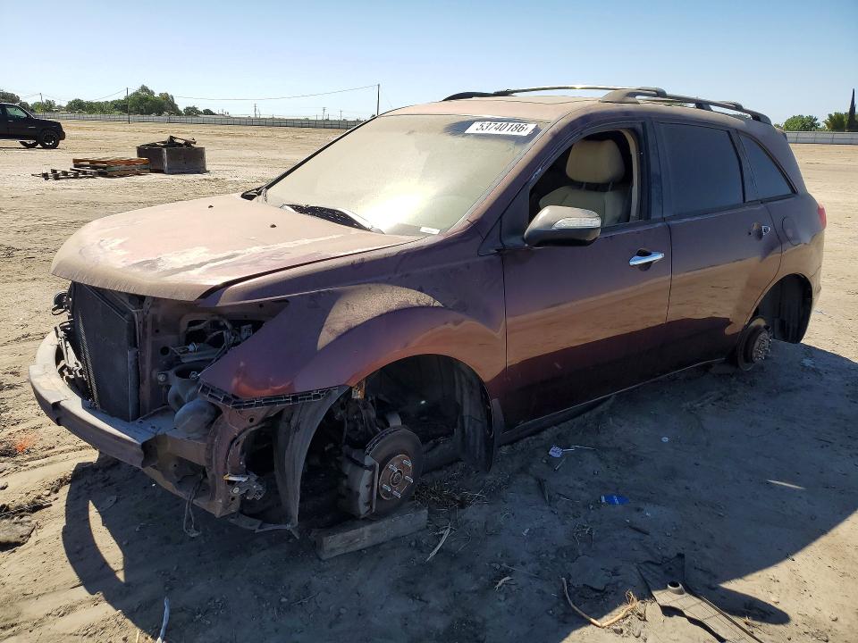 53740186 :رقم المزاد ، 2HNYD28849H508536 vin ، 2009 Acura Mdx مزاد بيع