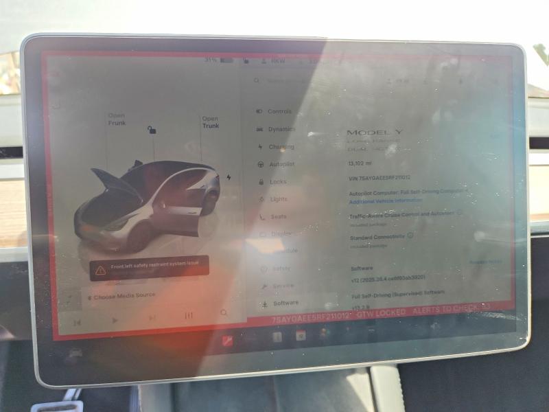 Продажа на аукционе авто 2024 Tesla Model Y, vin: 7SAYGAEE5RF211012, номер лота: 52962866