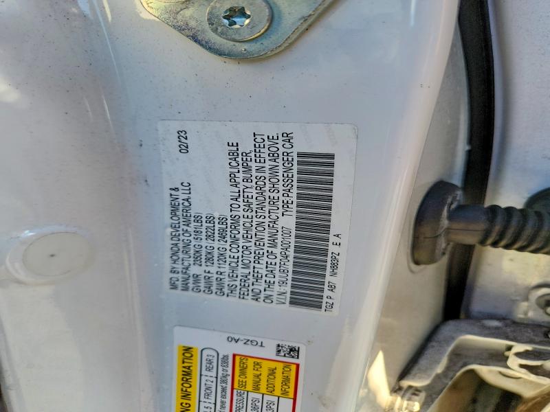Продаж на аукціоні авто 2023 Acura Tlx, vin: 19UUB7F04PA001007, номер лоту: 52867886