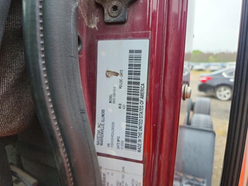 Продаж на аукціоні авто 2010 International 8000, vin: 1HSHXSHR2AJ280536, номер лоту: 54414106