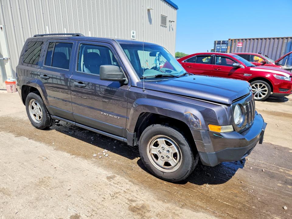 2015 Jeep Patriot მანქანა იყიდება აუქციონზე, vin: 1C4NJPBA9FD419189, აუქციონის ნომერი: 55279046