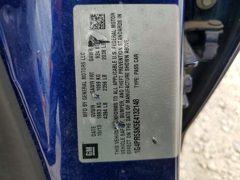 Aukcja sprzedaży 2014 Buick Verano, vin: 1G4PR5SK5E4132148, numer aukcji: 52070266