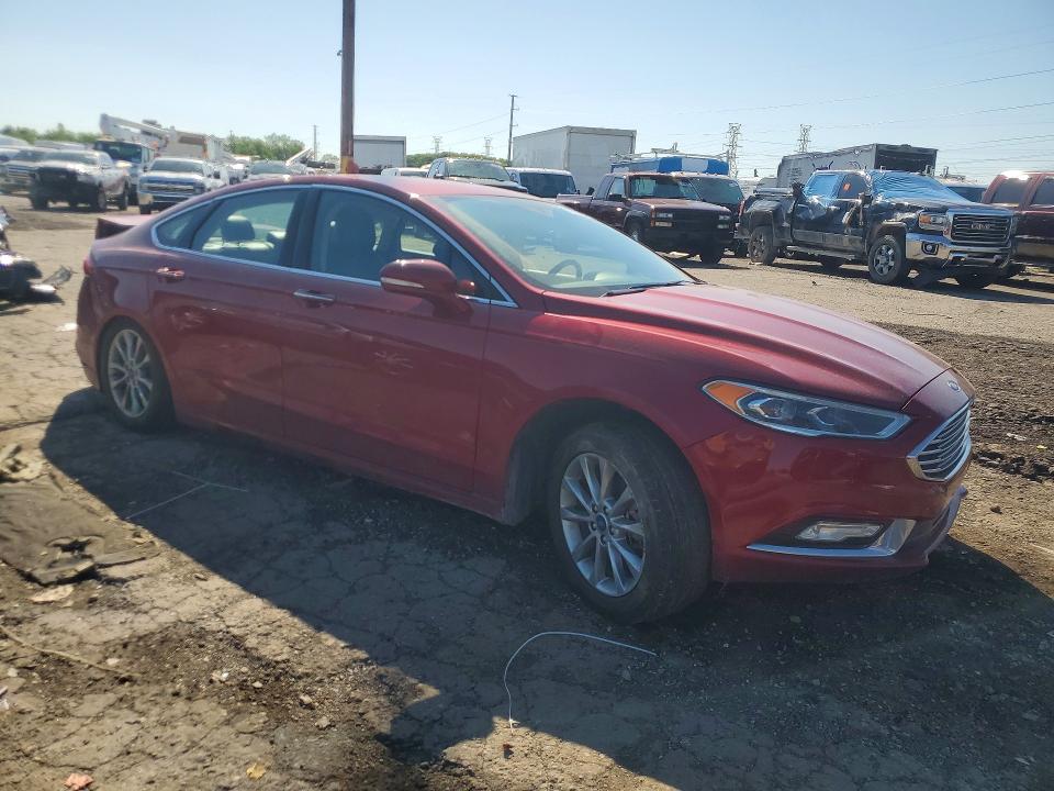 55255886 :رقم المزاد ، 3FA6P0HD0HR412207 vin ، 2017 Ford Fusion مزاد بيع