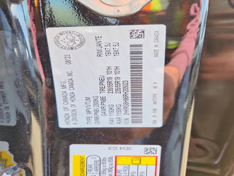 Продажа на аукционе авто 2024 Honda Cr-v, vin: 2HKRS6H96RH205023, номер лота: 53519626