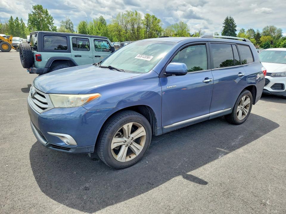 2013 Toyota Highlander მანქანა იყიდება აუქციონზე, vin: 5TDYK3EH4DS103258, აუქციონის ნომერი: 53912096