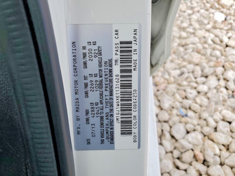 52334536 :رقم المزاد ، JM1GJ1W6XE1131628 vin ، 2014 Mazda 6 مزاد بيع