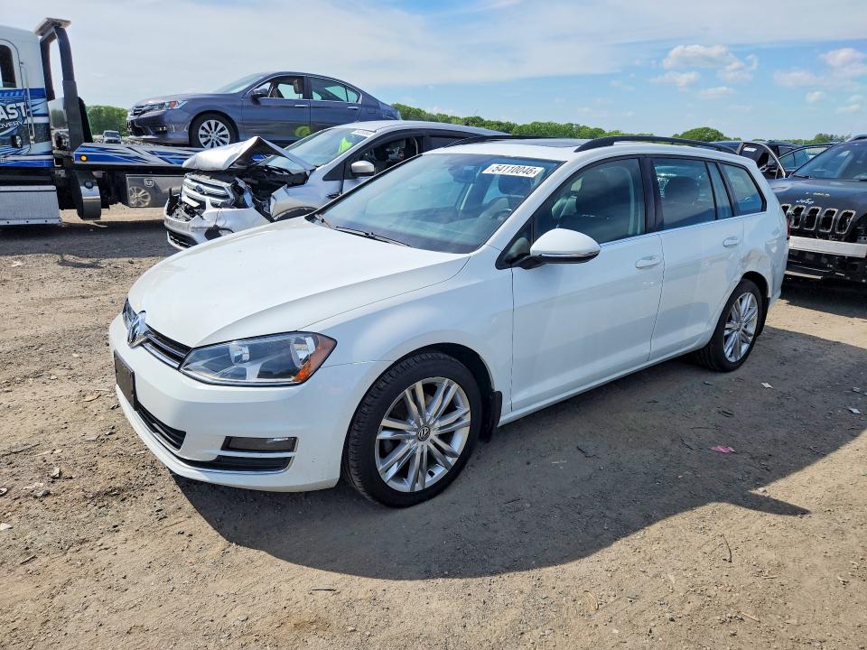 2015 Volkswagen Golf Sportwagen მანქანა იყიდება აუქციონზე, vin: 3VWCA7AU7FM519795, აუქციონის ნომერი: 54110046