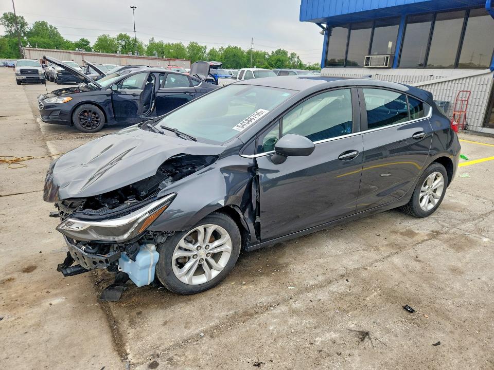 Продаж на аукціоні авто 2019 Chevrolet Cruze, vin: 3G1BE6SM7KS556355, номер лоту: 54586756
