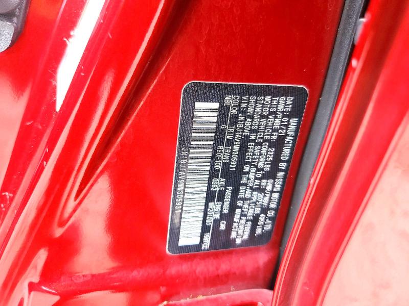 Продаж на аукціоні авто 2021 Nissan Rogue Sport, vin: JN1BJ1AV9MW305931, номер лоту: 54767086