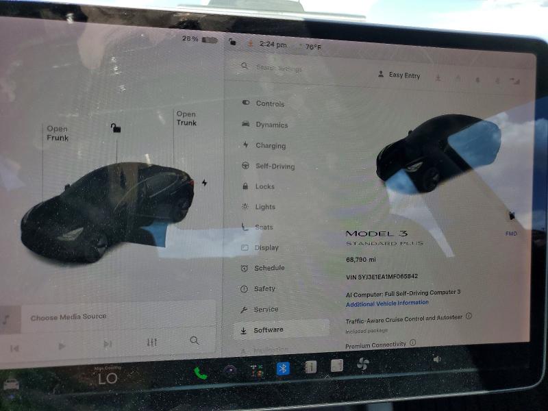 Продажа на аукционе авто 2021 Tesla Mdl 3, vin: 5YJ3E1EA1MF065842, номер лота: 54854806