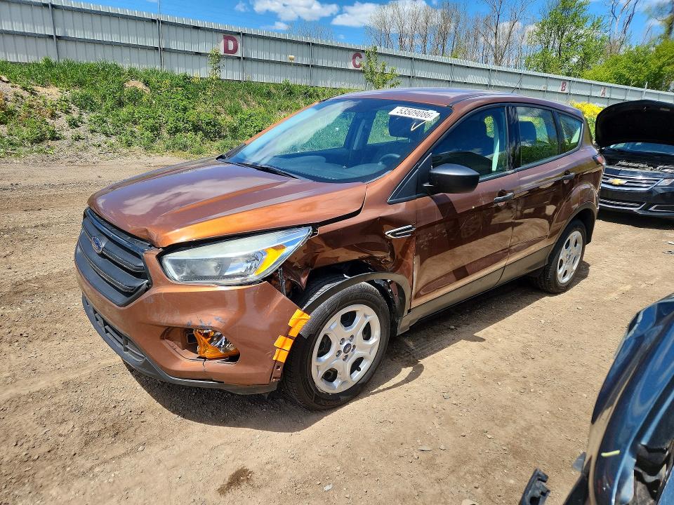 2017 Ford Escape მანქანა იყიდება აუქციონზე, vin: 1FMCU0F72HUD39994, აუქციონის ნომერი: 53509086