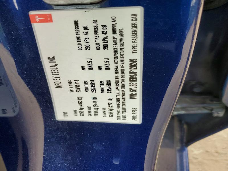 Продаж на аукціоні авто 2018 Tesla Model 3, vin: 5YJ3E1EB9JF120249, номер лоту: 53357186