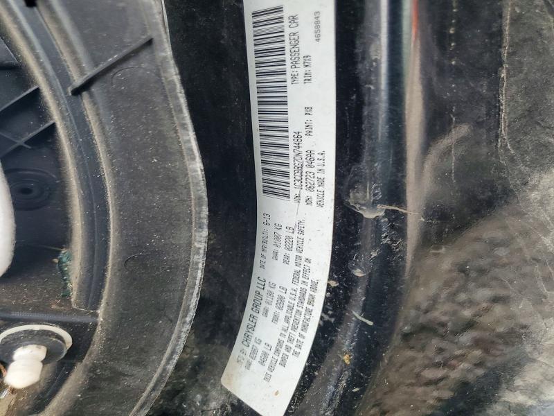 54995366 :رقم المزاد ، 1C3CCBBG7DN744864 vin ، 2013 Chrysler 200 مزاد بيع