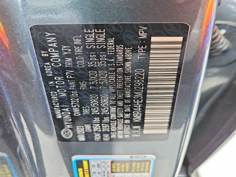 Продаж на аукціоні авто 2021 Hyun Palisade Se Awd, vin: KM8R44HE3MU298220, номер лоту: 54259366