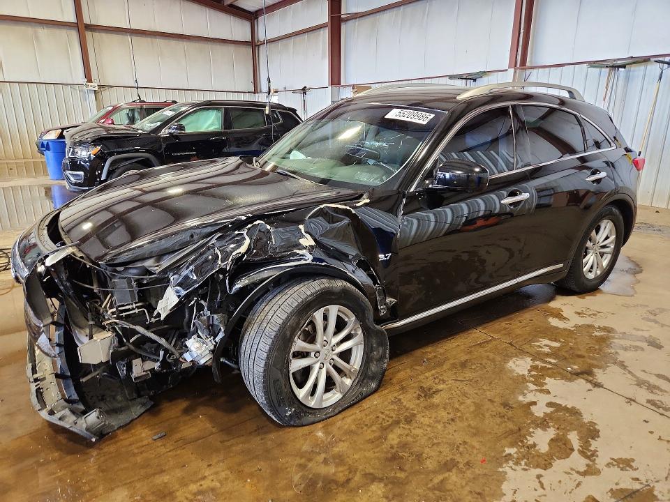 2014 Infiniti Qx70 მანქანა იყიდება აუქციონზე, vin: JN8CS1MW7EM412142, აუქციონის ნომერი: 55209986