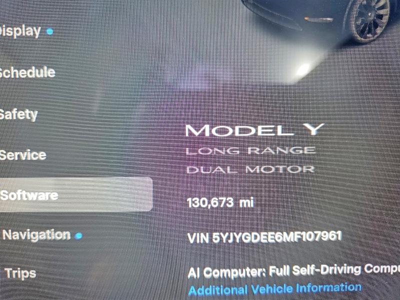 52972296 :رقم المزاد ، 5YJYGDEE6MF107961 vin ، 2021 Tesla Model Y مزاد بيع