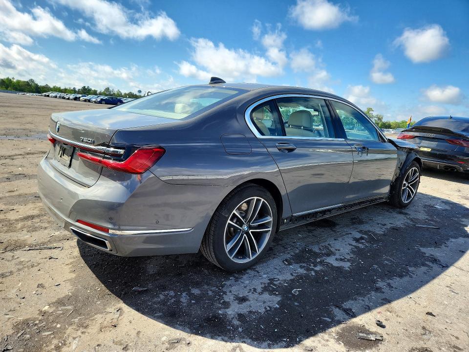 53267686 :رقم المزاد ، WBA7U2C07LGJ59956 vin ، 2020 Bmw 750 مزاد بيع