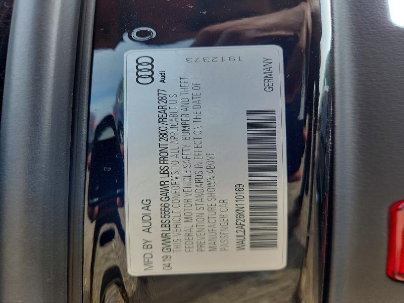 54157366 :رقم المزاد ، WAUL2AF26KN110169 vin ، 2019 Audi A6 مزاد بيع
