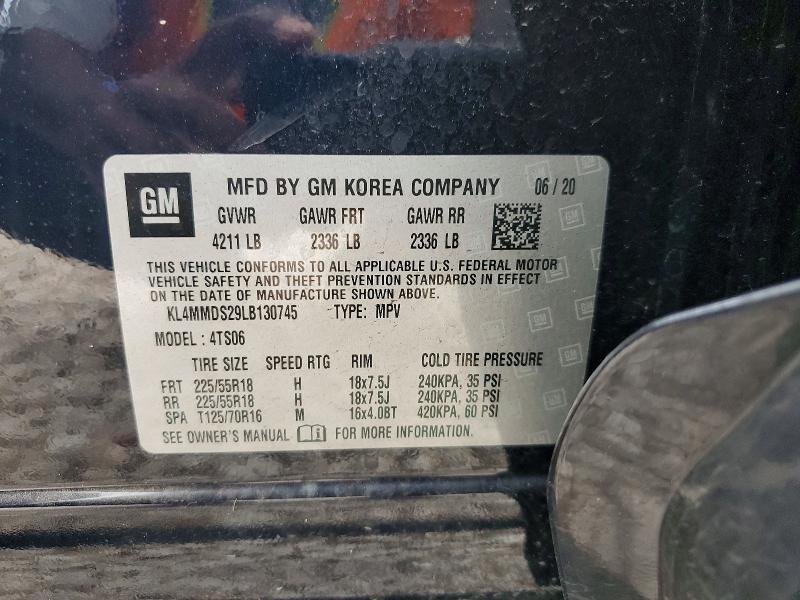 Продаж на аукціоні авто 2020 Buick Encore Gx, vin: KL4MMDS29LB130745, номер лоту: 54609776