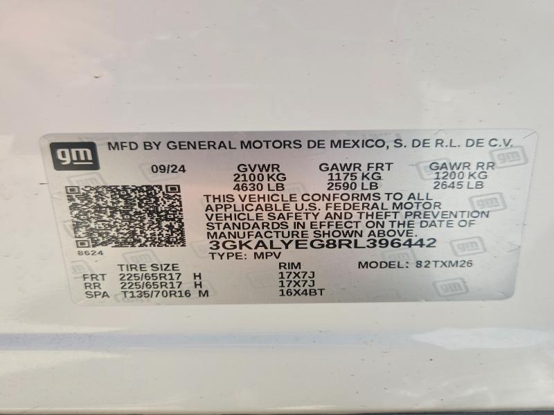 Aukcja sprzedaży 2024 Gmc Terrain, vin: 3GKALYEG8RL396442, numer aukcji: 53749816