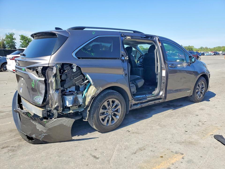 Продажа на аукционе авто 2021 Toyota Sienna, vin: 5TDBSKFC0MS023460, номер лота: 52665346