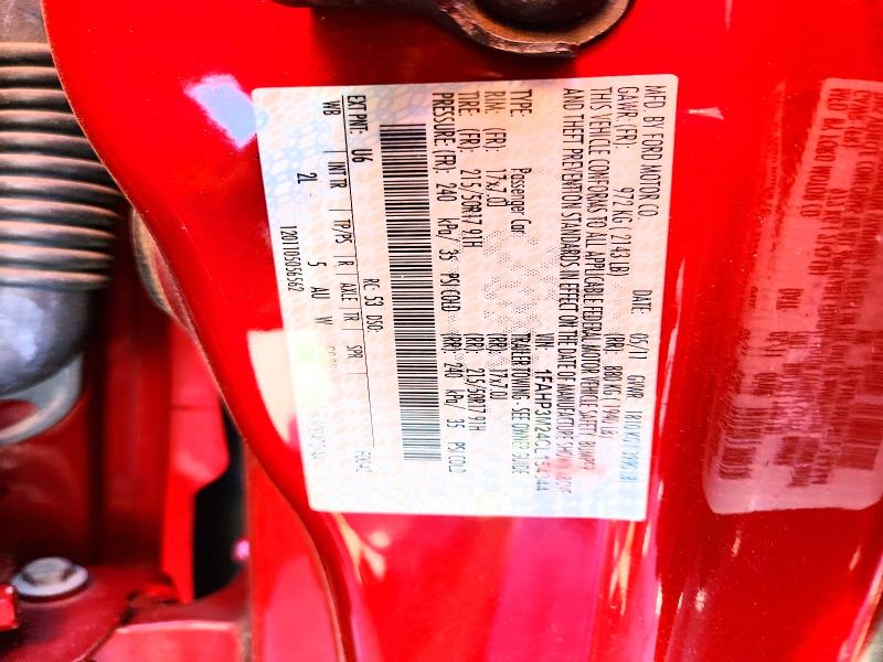 52469416 :رقم المزاد ، 1FAHP3M24CL154344 vin ، 2012 Ford Focus مزاد بيع