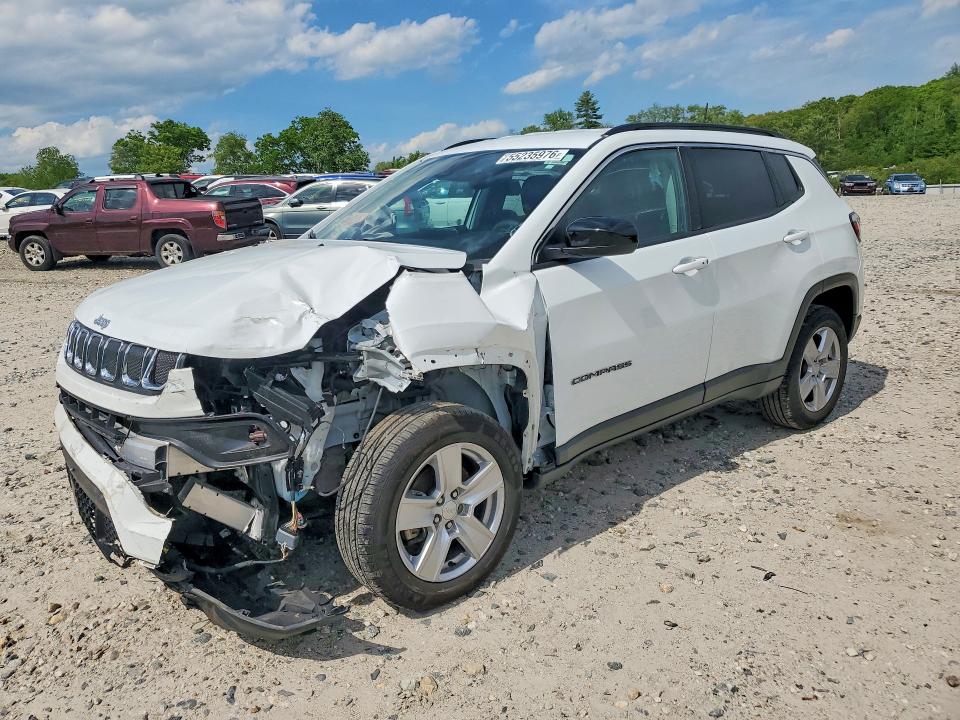 Продажа на аукционе авто 2022 Jeep Compass, vin: 3C4NJDBB0NT185993, номер лота: 55235976