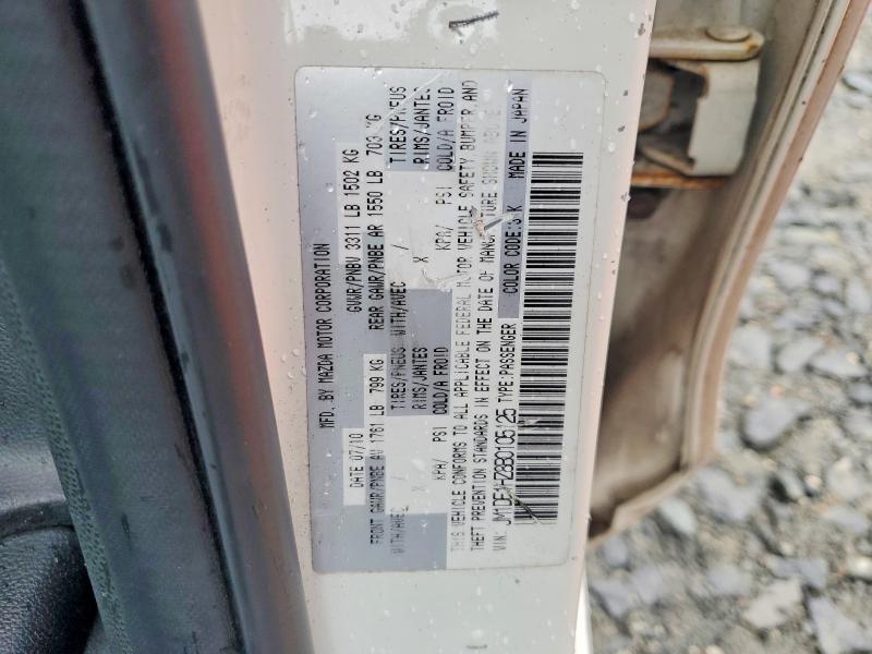52569606 :رقم المزاد ، JM1DE1HZ8B0105125 vin ، 2011 Mazda Mazda2 مزاد بيع