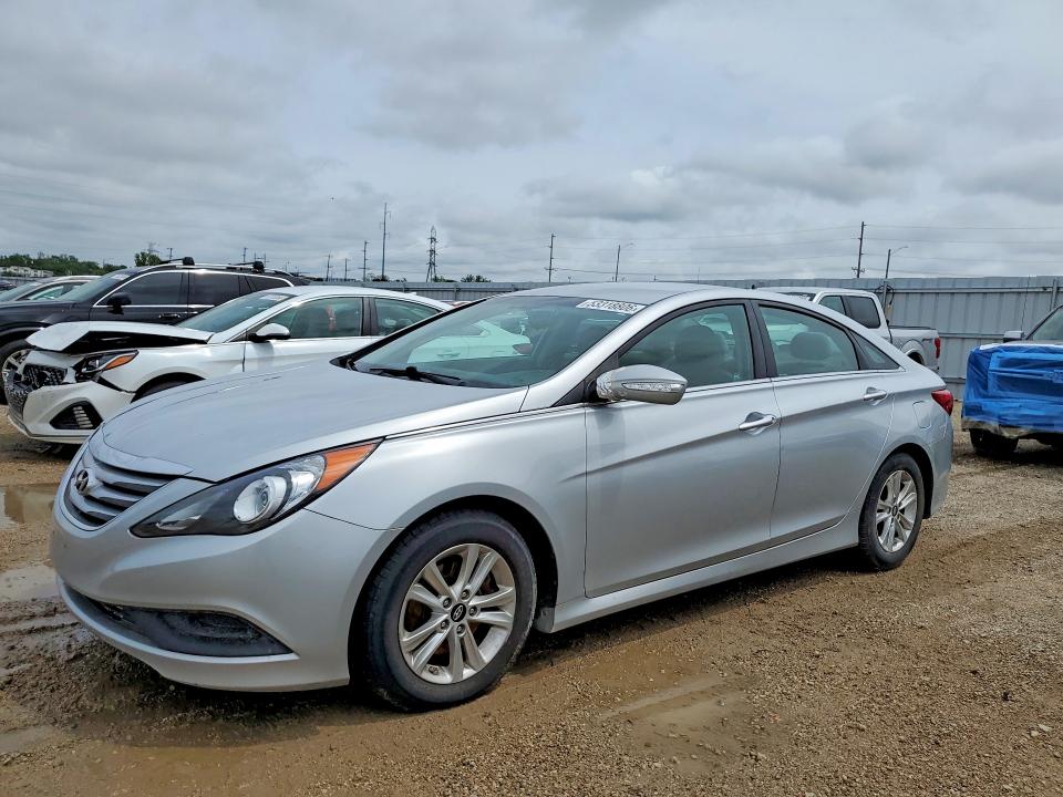 53318806 :رقم المزاد ، 5NPEB4AC7EH939446 vin ، 2014 Hyundai Sonata مزاد بيع