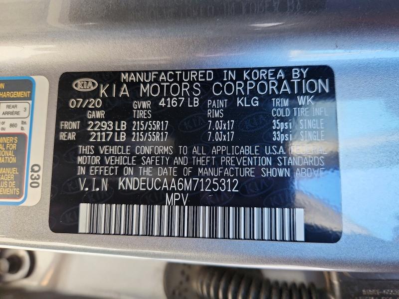 Продажа на аукционе авто 2021 Kia Seltos, vin: KNDEUCAA6M7125312, номер лота: 55062306