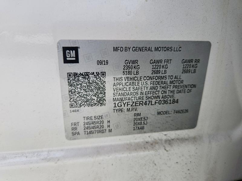 Aukcja sprzedaży 2020 Cadillac Xt4, vin: 1GYFZER47LF036184, numer aukcji: 52310176