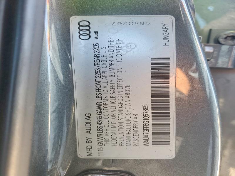 Продаж на аукціоні авто 2016 Audi A3, vin: WAUA7GFF5G1057865, номер лоту: 53639696
