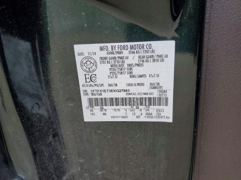 Aukcja sprzedaży 2014 Ford F150, vin: 1FTFX1ET3EKG27883, numer aukcji: 52677546