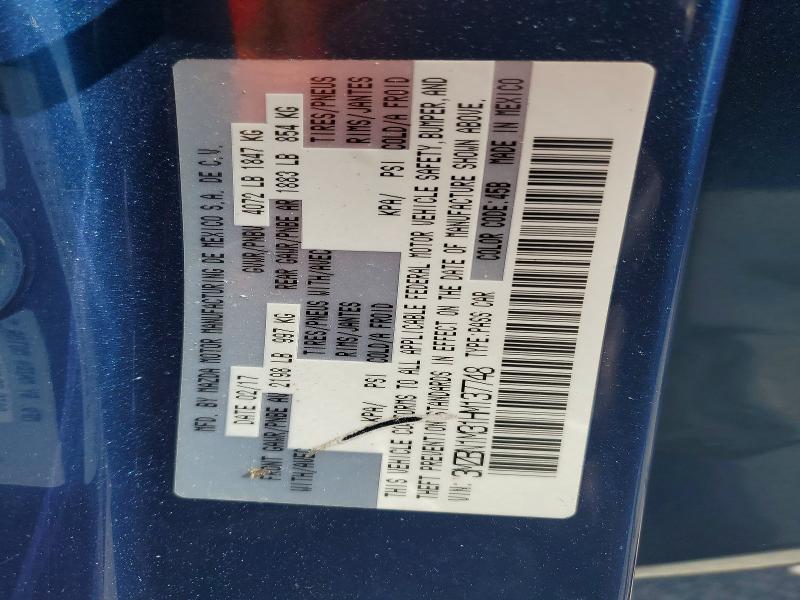 Продажа на аукционе авто 2017 Mazda 3, vin: 3MZBN1M31HM137748, номер лота: 54755846