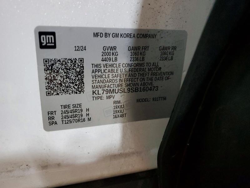 Продаж на аукціоні авто 2025 Chevrolet Trailblazer, vin: KL79MUSL9SB160473, номер лоту: 53303426