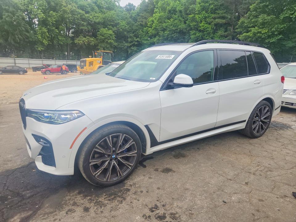 54541686 :رقم المزاد ، 5UXCX6C01L9B61451 vin ، 2020 Bmw X7 مزاد بيع