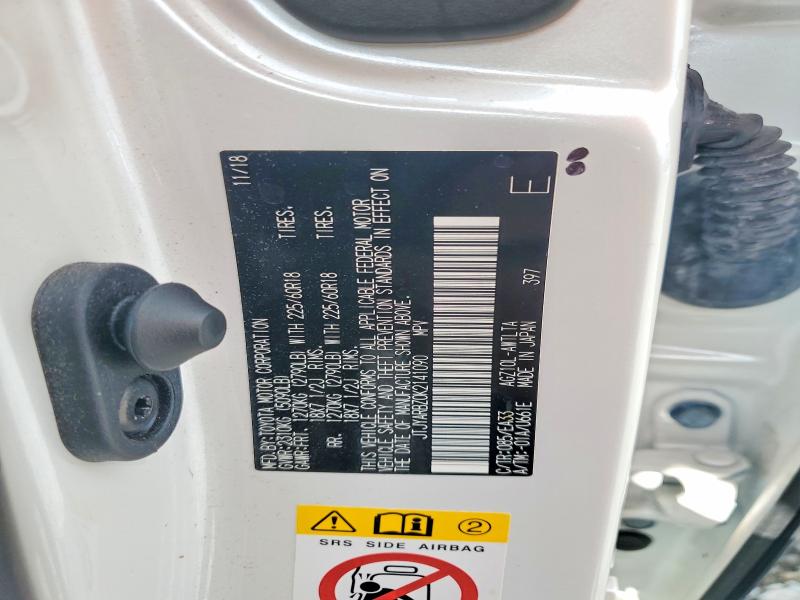 Aukcja sprzedaży 2019 Lexus Nx 300, vin: JTJYARBZ0K2141090, numer aukcji: 54831766