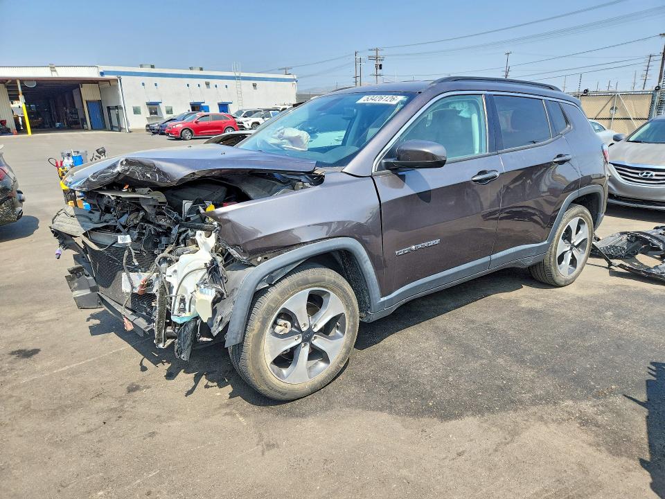 Aukcja sprzedaży 2019 Jeep Compass, vin: 3C4NJCBB4KT615451, numer aukcji: 53426126