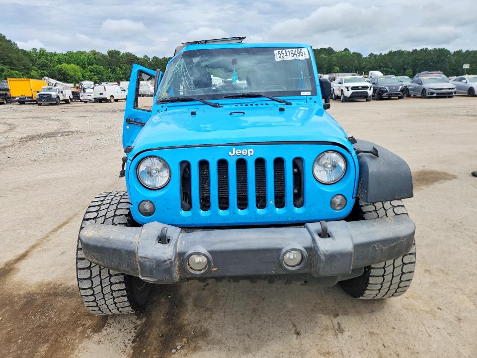 55419496 :رقم المزاد ، 1C4BJWDG2HL609682 vin ، 2017 Jeep Wrangler Unlimited مزاد بيع