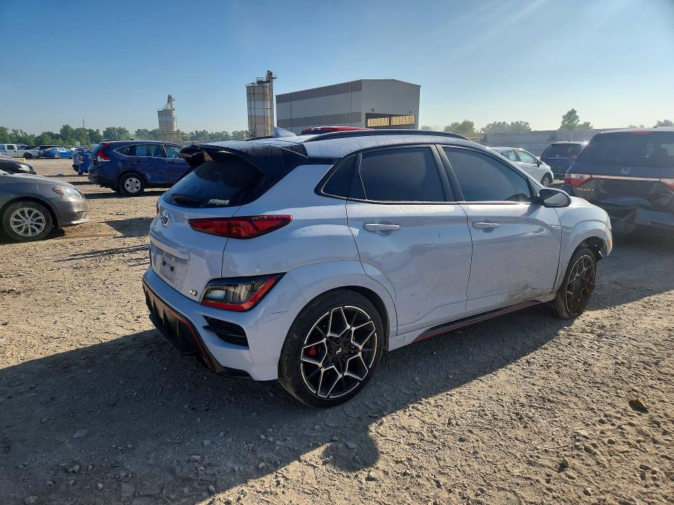 2022 Hyundai Kona N მანქანა იყიდება აუქციონზე, vin: KM8KH3AC0NU001849, აუქციონის ნომერი: 55023096